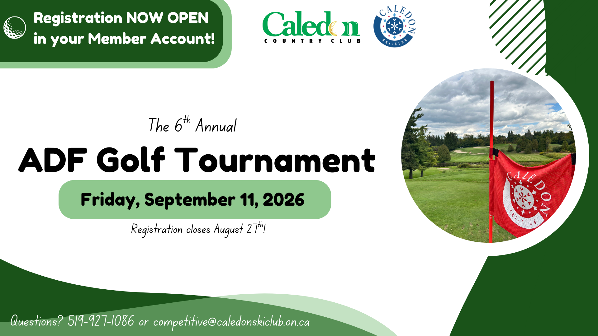 Updated golf tournament 2026