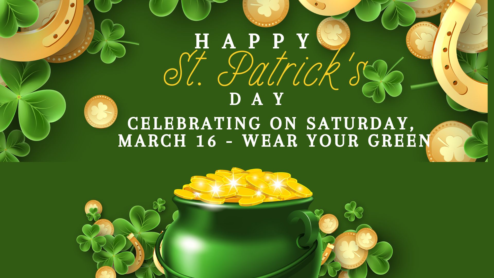 Green modern st. patrick's day instagram post (presentation)