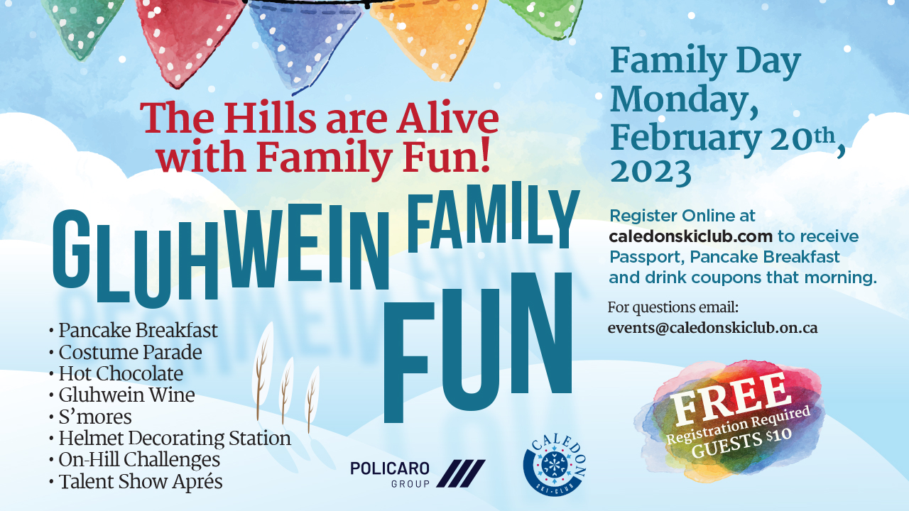 Gluhwein family fun 2023 tv screen